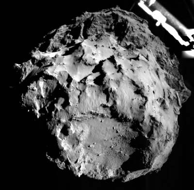 Первый снимок с поверхности кометы Чурюмова-Герасименко